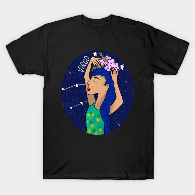 Virgo girl T-Shirt by Antiope